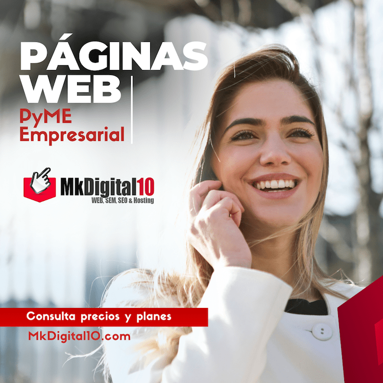 Páginas Web PyME Empresarial