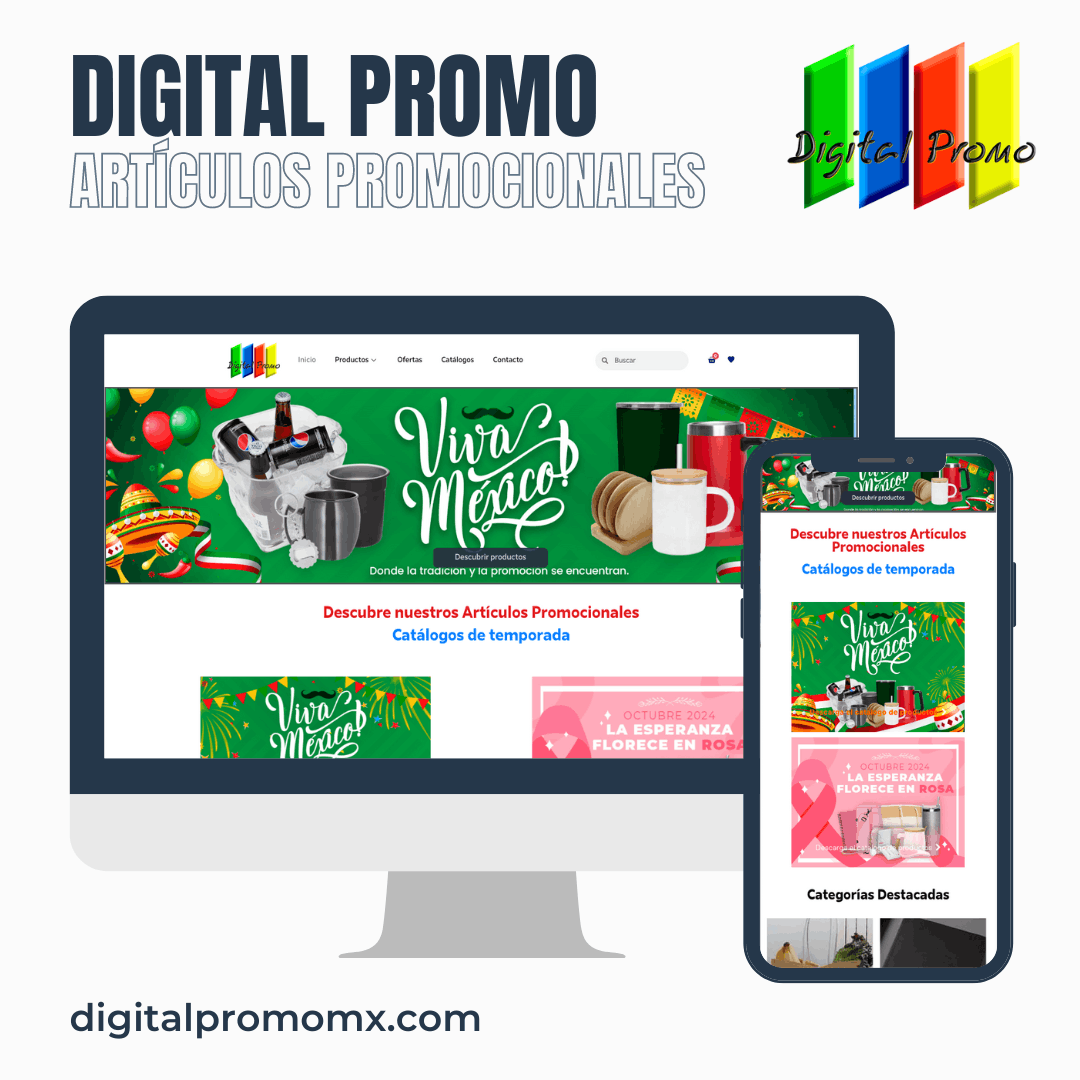 Proyecto Diseño de página web terminada entregada Cliente DigitalPromo