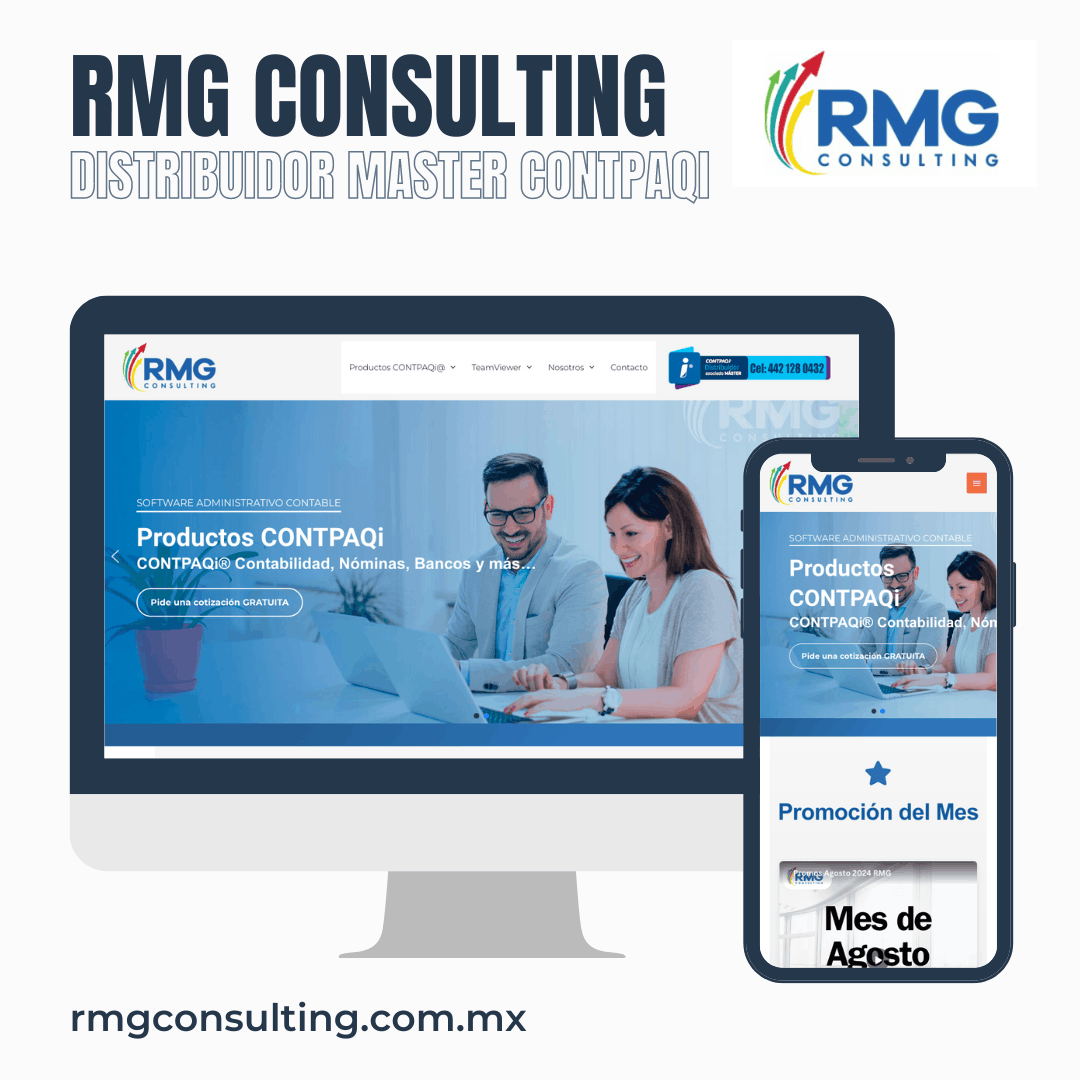 Proyecto Diseño de página web terminada entregada Cliente RMGconsulting
