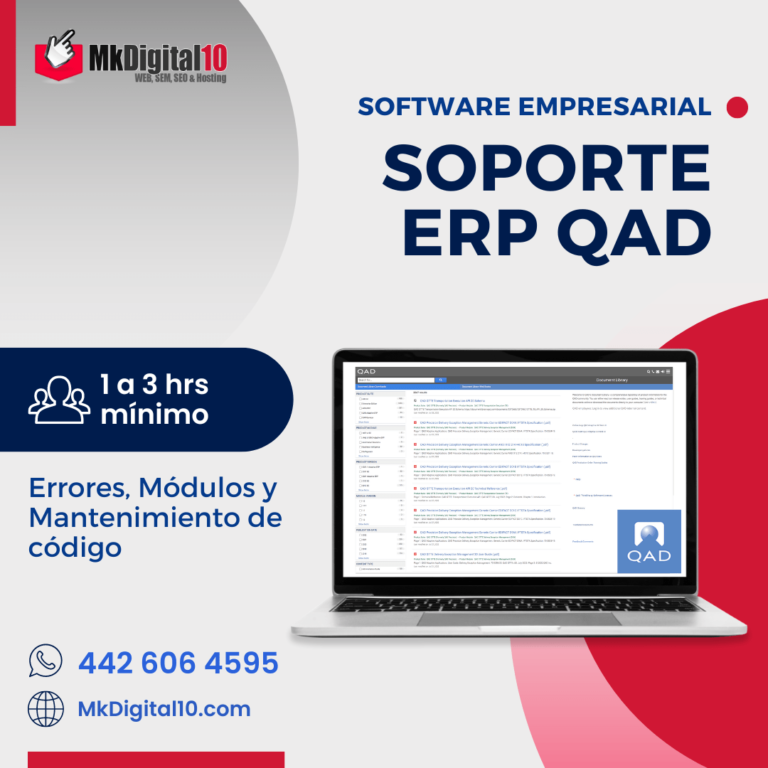 Soporte ERP QAD Mkdigital10