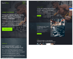 Proyecto 1 Diseño de página web Gimnasio GYM terminada entregada Querétaro