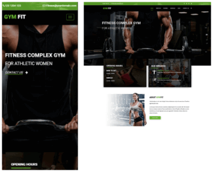 Proyecto 10 Diseño de página web Gimnasio GYM terminada entregada Querétaro