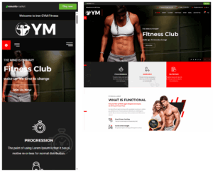 Proyecto 11 Diseño de página web Gimnasio GYM terminada entregada Querétaro