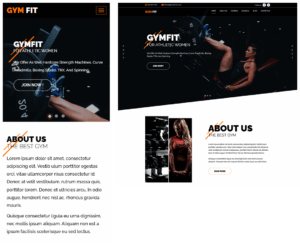 Proyecto 8 Diseño de página web Gimnasio GYM terminada entregada Querétaro