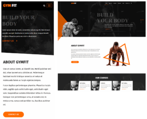 Proyecto 9 Diseño de página web Gimnasio GYM terminada entregada Querétaro